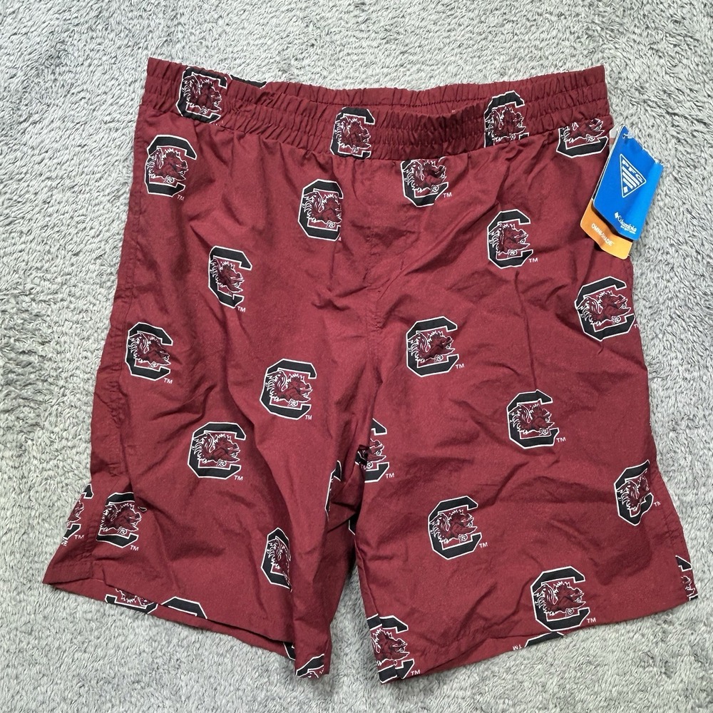 Columbia South Carolina Gamecocks Short Youth XL Red PFG Backcast III Omni-Shade